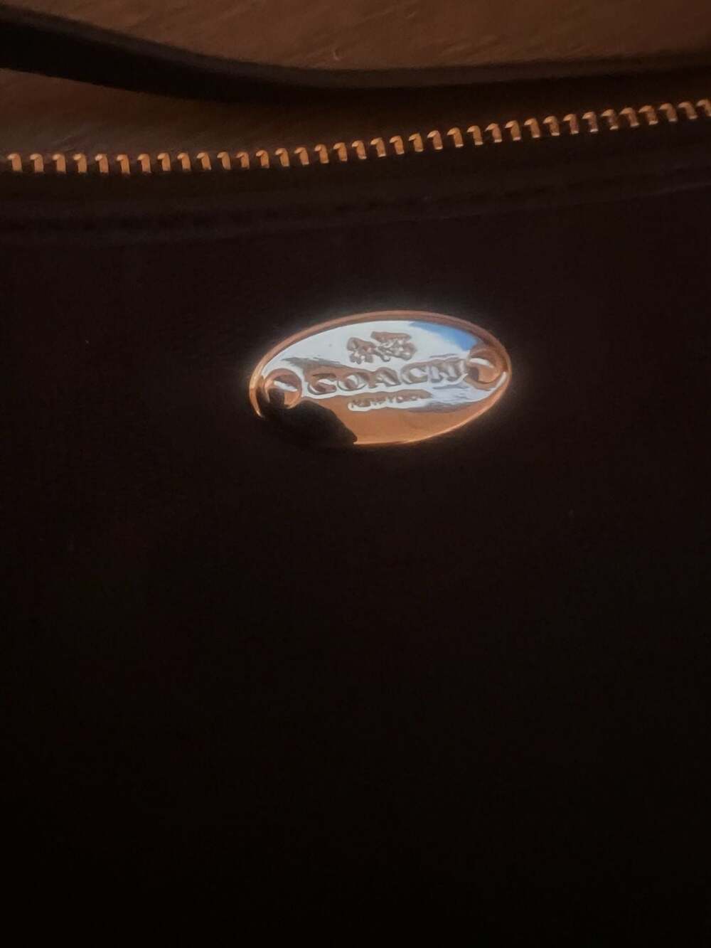 Coach Black Suede and Signature Jacquard Wristlet Pouch